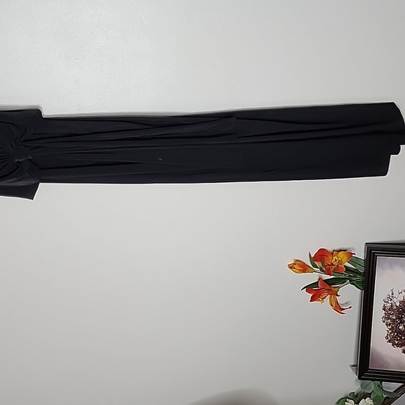 NEW Misa Los Angeles Domino MAXI Dress Twisted Knot RICH BLACK Luxury Summer - Picture 9 of 15